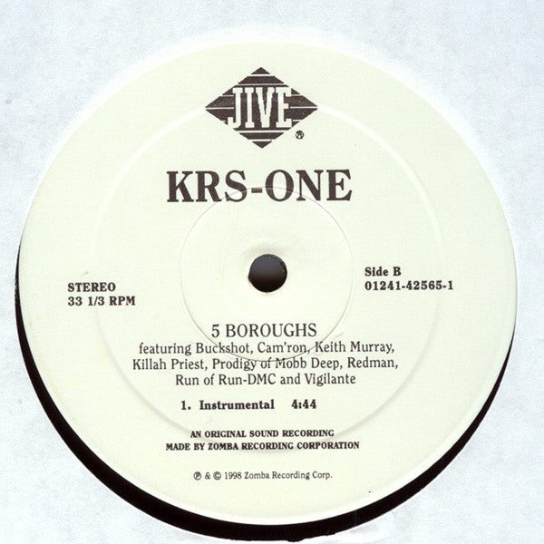 KRS-One : 5 Boroughs (12", Single)