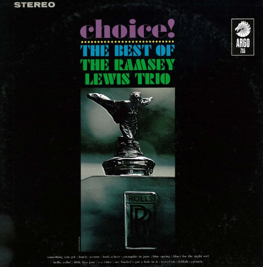 The Ramsey Lewis Trio : Choice!: The Best Of The Ramsey Lewis Trio (LP, Comp)