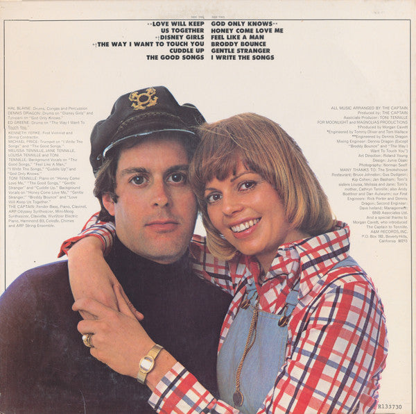 Captain And Tennille : Love Will Keep Us Together (LP, Album, Club)