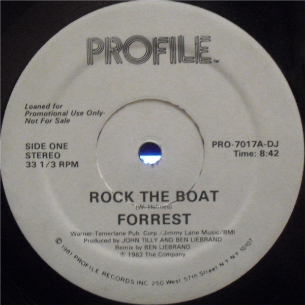 Forrest : Rock The Boat (12", Promo)