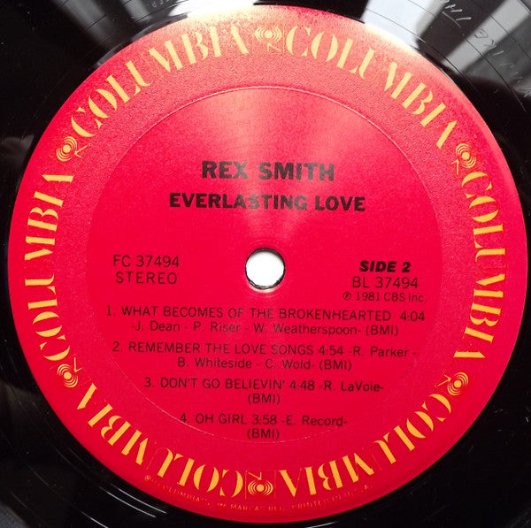 Rex Smith : Everlasting Love (LP, Album)