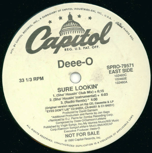 Donny Osmond : Sure Lookin' (12", Promo)