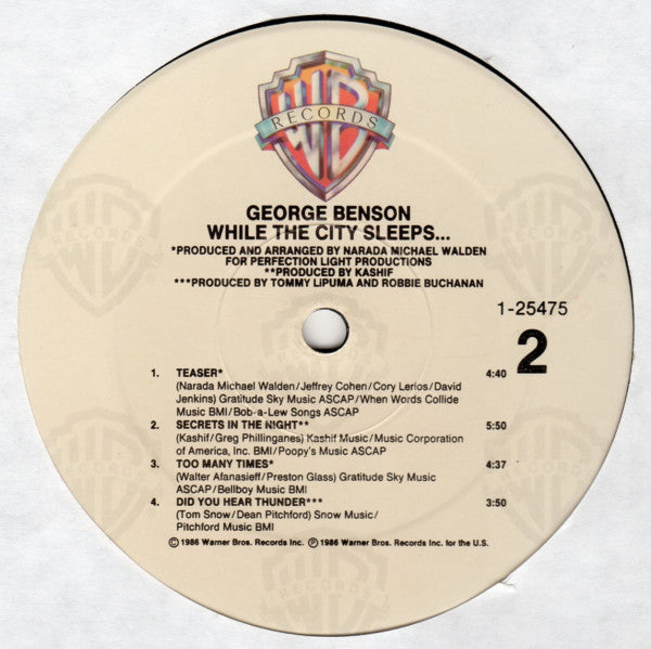 George Benson : While The City Sleeps... (LP, Album)