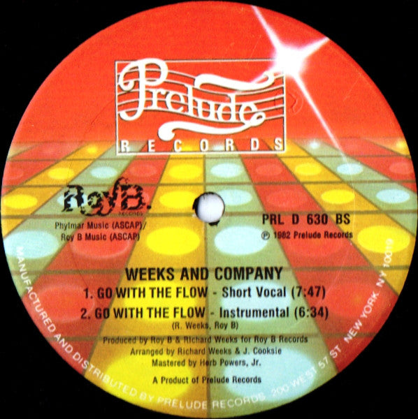 Weeks & Co. : Go With The Flow (12")