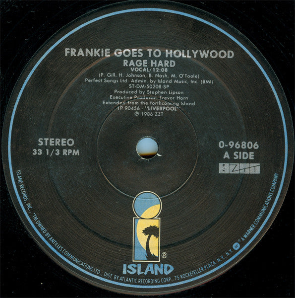 Frankie Goes To Hollywood : Rage Hard (+) (12")
