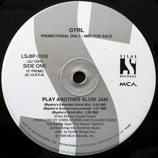 Gyrl : Play Another Slow Jam (12", Promo)