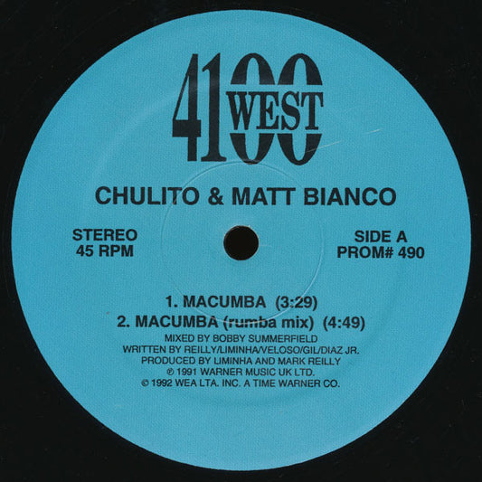 Matt Bianco Feat. Chulito : Macumba (12")