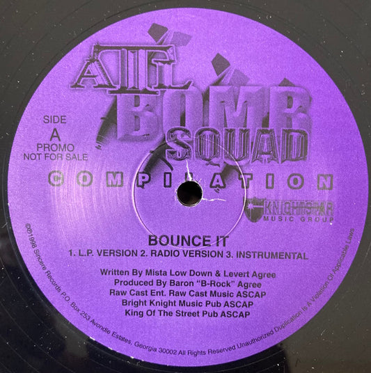 Various : ATL Bomb Squad (Compilation) (12", Single, Comp, Promo)