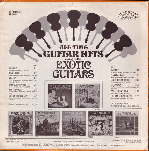 The Exotic Guitars : All-Time Guitar Hits (LP)