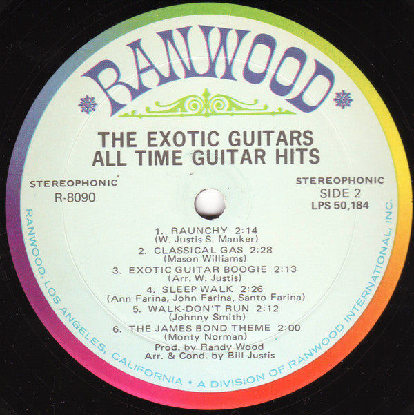 The Exotic Guitars : All-Time Guitar Hits (LP)