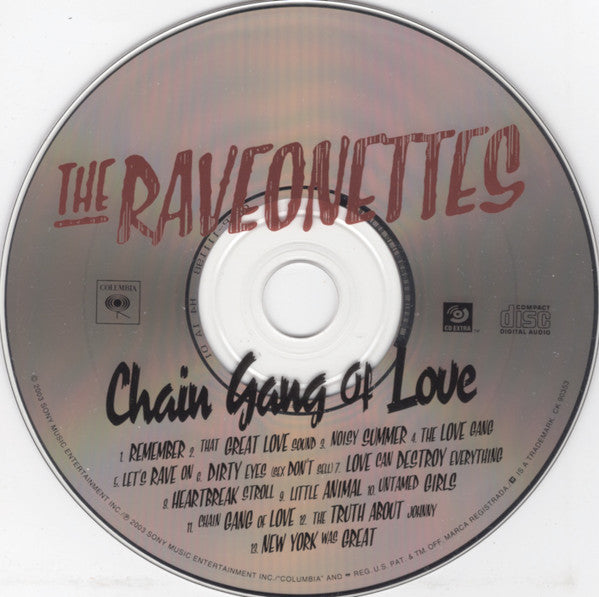 The Raveonettes : Chain Gang Of Love (CD, Album, Enh)