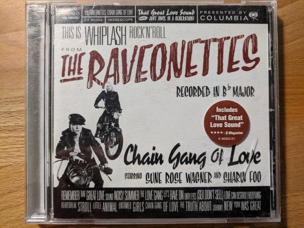 The Raveonettes : Chain Gang Of Love (CD, Album, Enh)