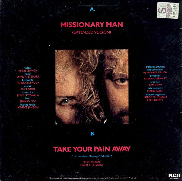 Eurythmics : Missionary Man (12")