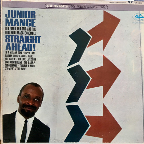 Junior Mance : Straight Ahead! (LP)