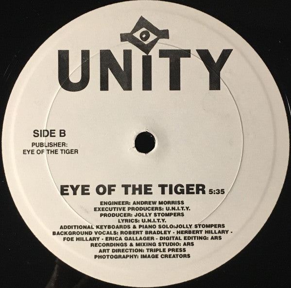 U.N.I.T.Y. (2) : Eye Of The Tiger (12")