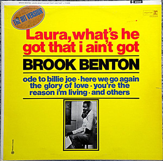 Brook Benton : Laura, What's He Got That I Ain't Got (LP, Album, Mono)