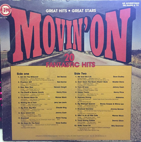 Various : Movin' On (LP, Comp)