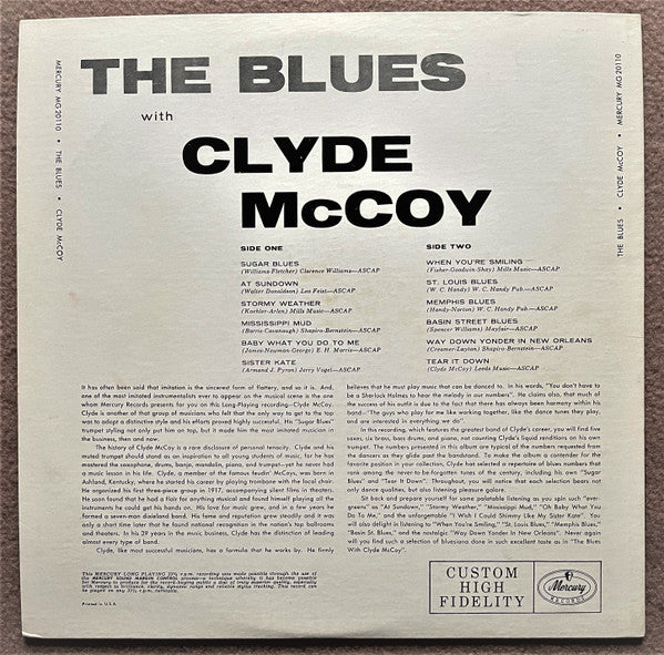 Clyde McCoy : The Blues With Clyde Mc Coy (LP)