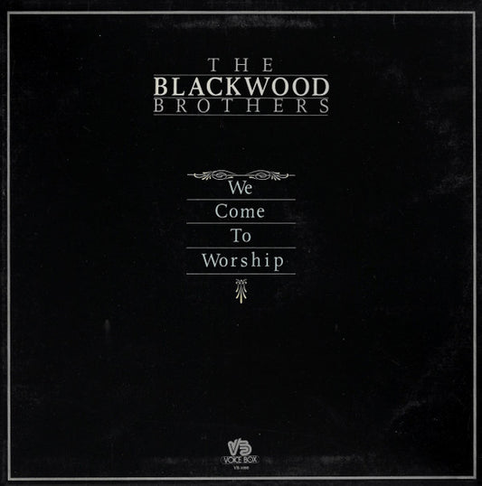 The Blackwood Brothers* : We Come To Worship (LP, Album)