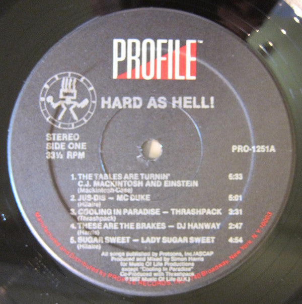 Various : Hard As Hell Volume 1 (LP, Comp)