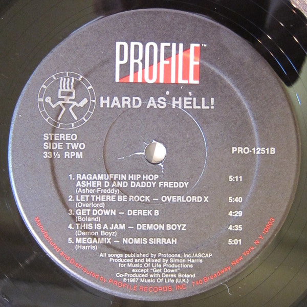 Various : Hard As Hell Volume 1 (LP, Comp)