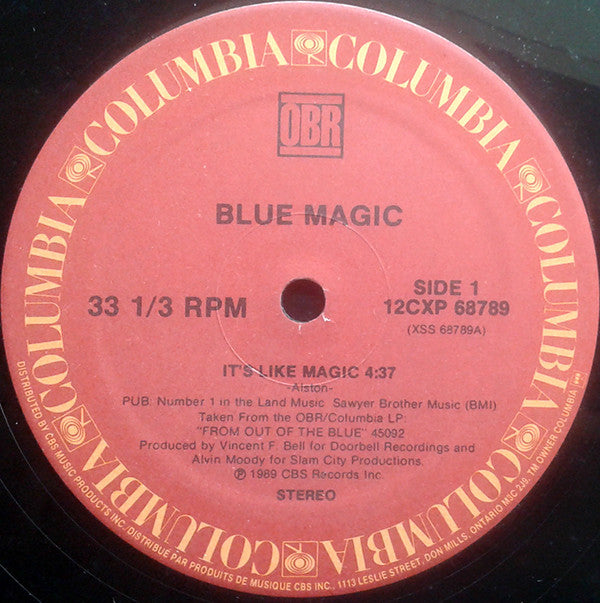 Blue Magic : It's Like Magic (12")