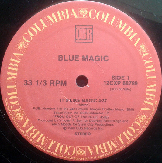Blue Magic : It's Like Magic (12")