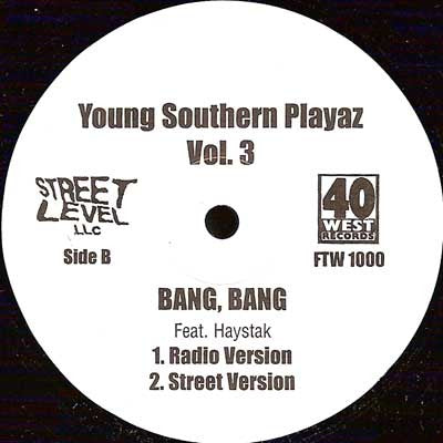 Young Southern Playaz : Vol. 3 (12")