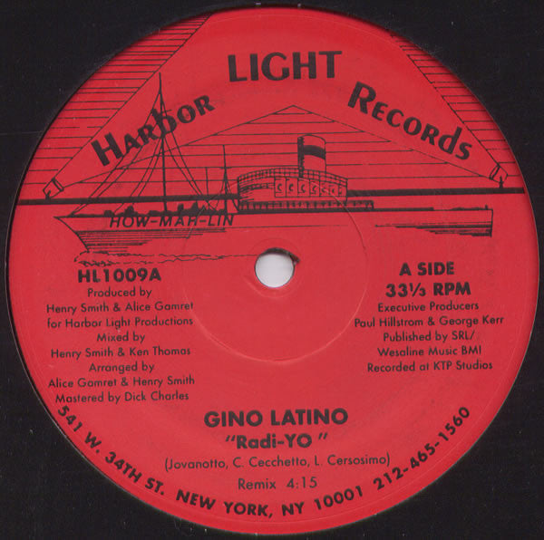 Gino Latino : Radi-YO / Club-YO (12")