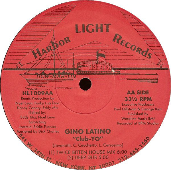 Gino Latino : Radi-YO / Club-YO (12")