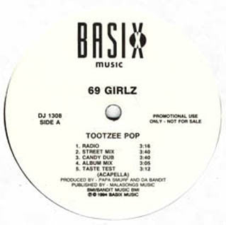 69 Girlz : Tootzee Pop (12", Promo)