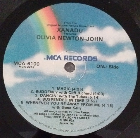 Electric Light Orchestra • Olivia Newton-John : Xanadu (From The Original Motion Picture Soundtrack) (LP, Album, RP, Glo)