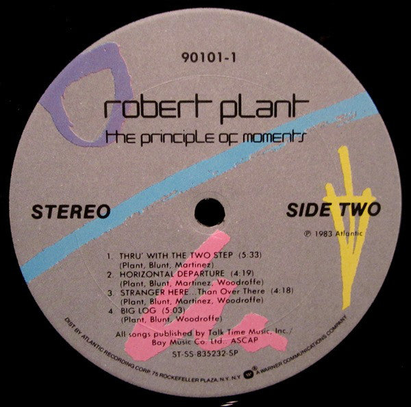 Robert Plant : The Principle Of Moments (LP, Album, Club, Pit)