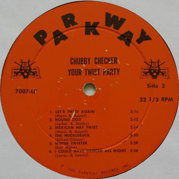 Chubby Checker : Your Twist Party (With The King Of Twist) (LP, Album, Mono)