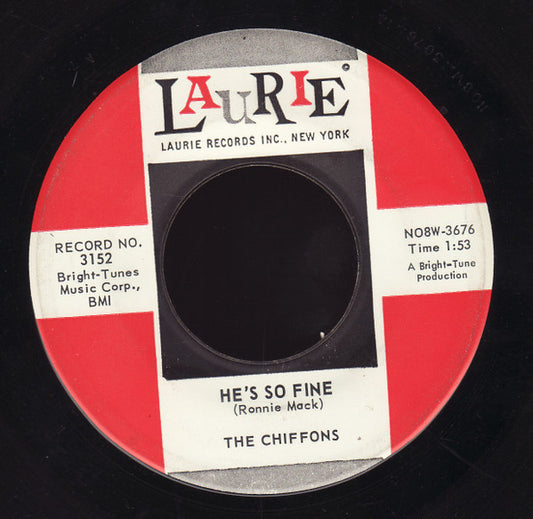 The Chiffons : He's So Fine / Oh My Lover (7", Single, Ind)