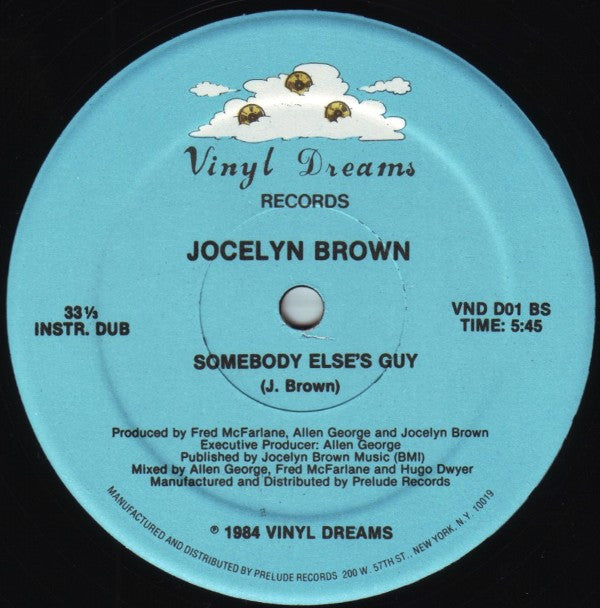 Jocelyn Brown : Somebody Else's Guy (12", RE, 2nd)