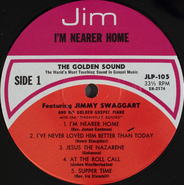 Jimmy Swaggart : I'm Nearer Home (LP, Album)