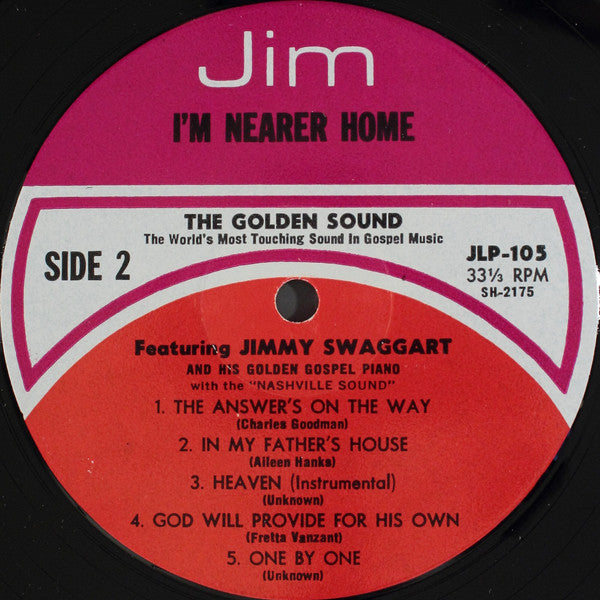 Jimmy Swaggart : I'm Nearer Home (LP, Album)