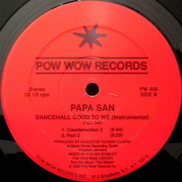 Papa San : Dance Hall Good To We (12")