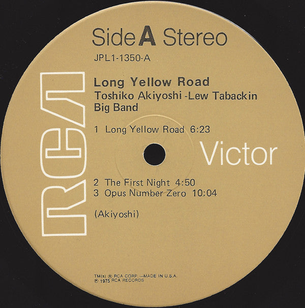 Toshiko Akiyoshi-Lew Tabackin Big Band : Long Yellow Road (LP, Album)