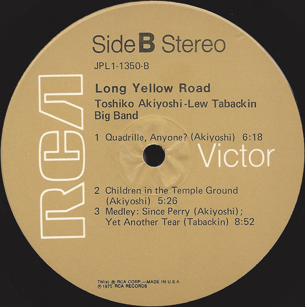 Toshiko Akiyoshi-Lew Tabackin Big Band : Long Yellow Road (LP, Album)