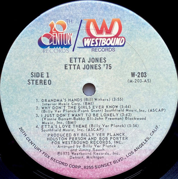 Etta Jones : Etta Jones '75 (LP, Album)