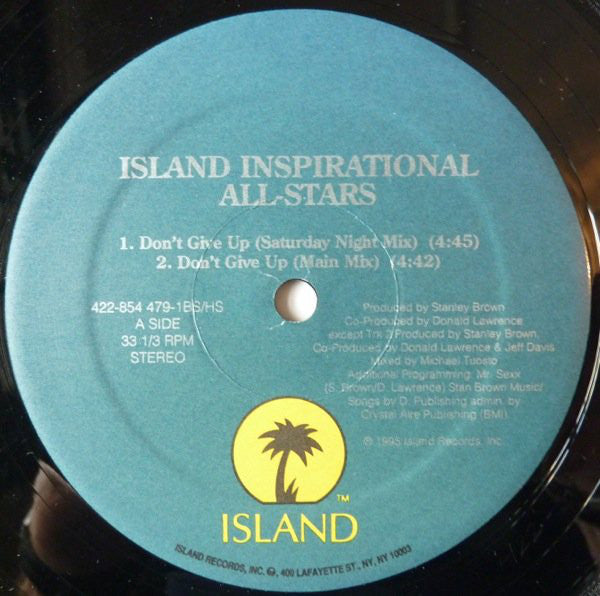 The Island Inspirational All-Stars : Don't Give Up (12")