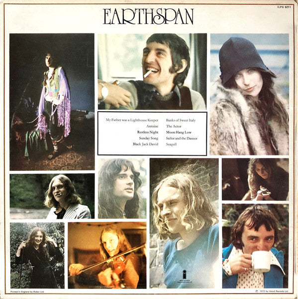 The Incredible String Band : Earthspan (LP, Album)