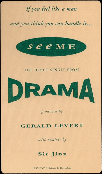 Drama (6) : See Me (12", Single, Promo)