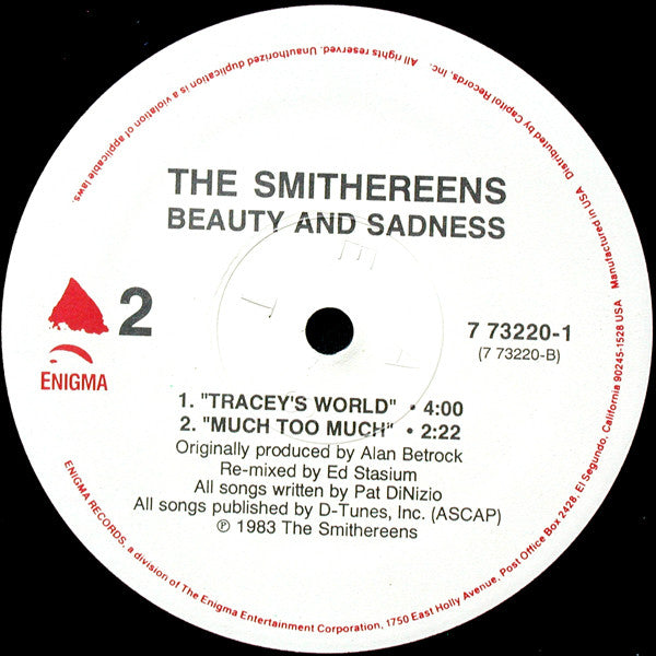 The Smithereens : Beauty And Sadness (12", EP)