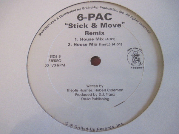 6-Pac (2) : Stick & Move (Remix) (12", Single)