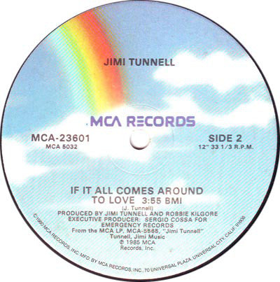 Jimi Tunnell : All Or Nothin' (12")