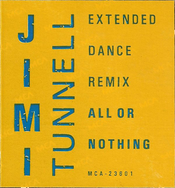 Jimi Tunnell : All Or Nothin' (12")