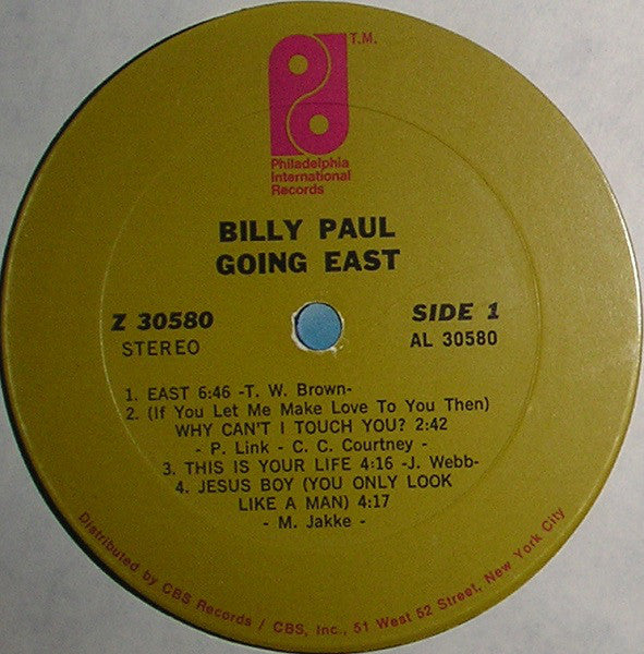 Billy Paul : Going East (LP, Album)